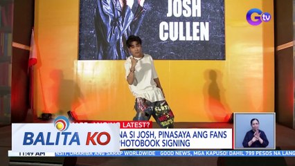 SB19 member na si Josh, pinasaya ang fans sa kaniyang photobook signing | BK