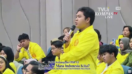 Download Video: Respons Ganjar Saat Ditanya Mahasiswa UI: Petugas Rakyat atau Petugas Partai?