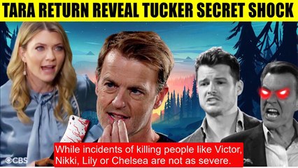 CBS Young And The Restless Tara returns to Genoa - With Tucker causing trouble a