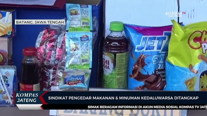 Sindikat Pengedar Makanan dan Minuman Kedaluwarsa di Batang Ditangkap