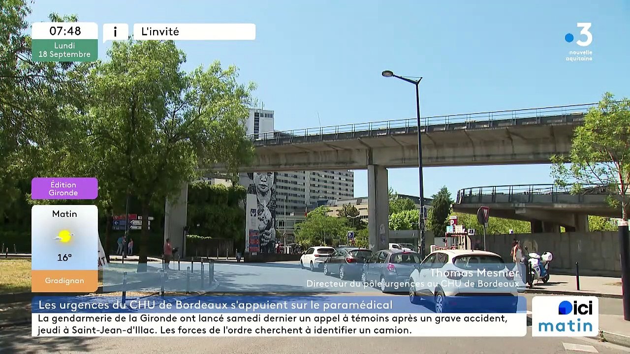 Thomas Mesnier, nouveau chef de pôle urgences et SAMU SMUR CHU de Bordeaux