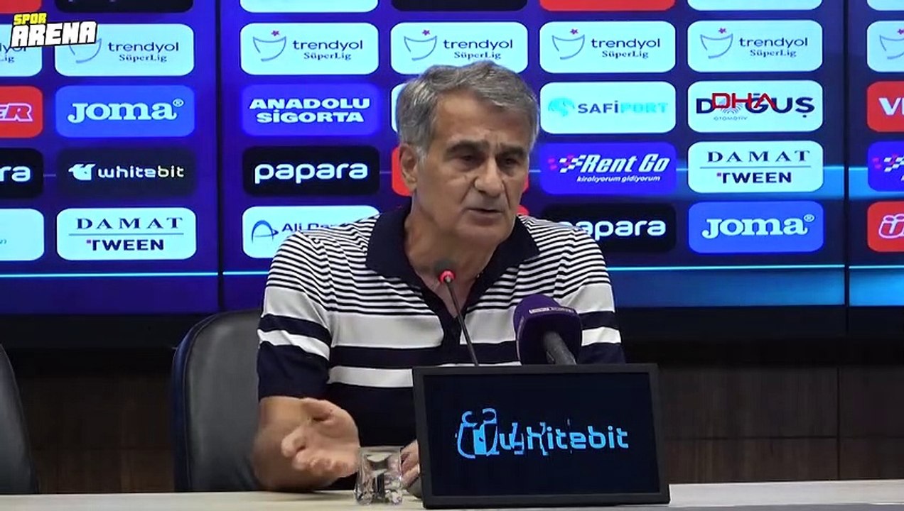 Beşiktaş Teknik Direktörü Şenol Güneş: 'Hak ettiğimiz bir mağlubiyet oldu'