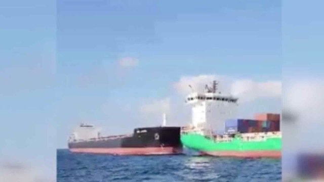 Yassıada açıklarında iki gemi çarpıştı: Gemiler Ahırkapı'ya demirletildi