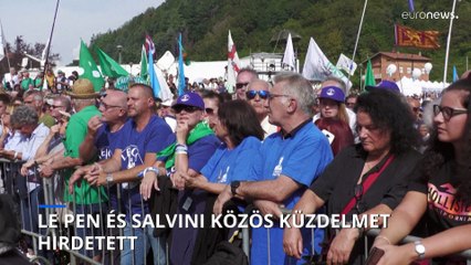 Közös jobboldali EP-kampányt indított Matteo Salvini és Marine Le Pen