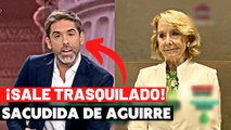 Esperanza Aguirre borra de un plumazo la impertinencia de José Yélamo (laSexta) sobre el gran acto del 24-S