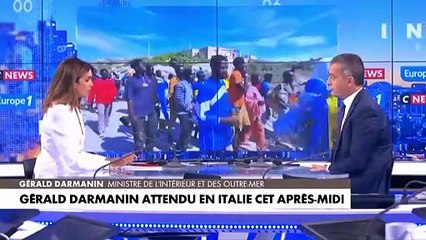 Lampedusa : le ministre l'Intérieur Gérald Darmanin dit se rendre à Rome ce lundi