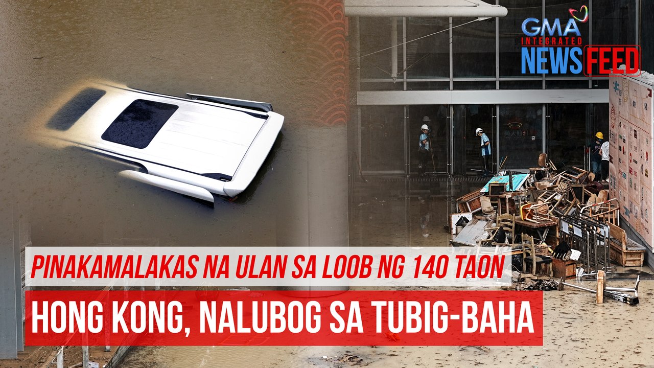 Hong Kong, nalubog sa tubig-baha | GMA Integrated Newsfeed