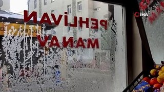 Ardahan'da soğuk hava: Damal ilçesi eksi 2,7 dereceyi gördü