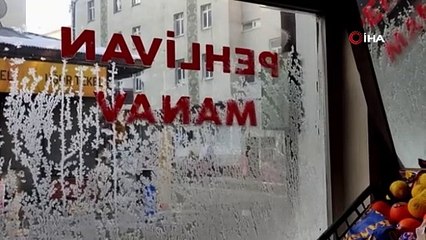 Ardahan'da soğuk hava: Damal ilçesi eksi 2,7 dereceyi gördü