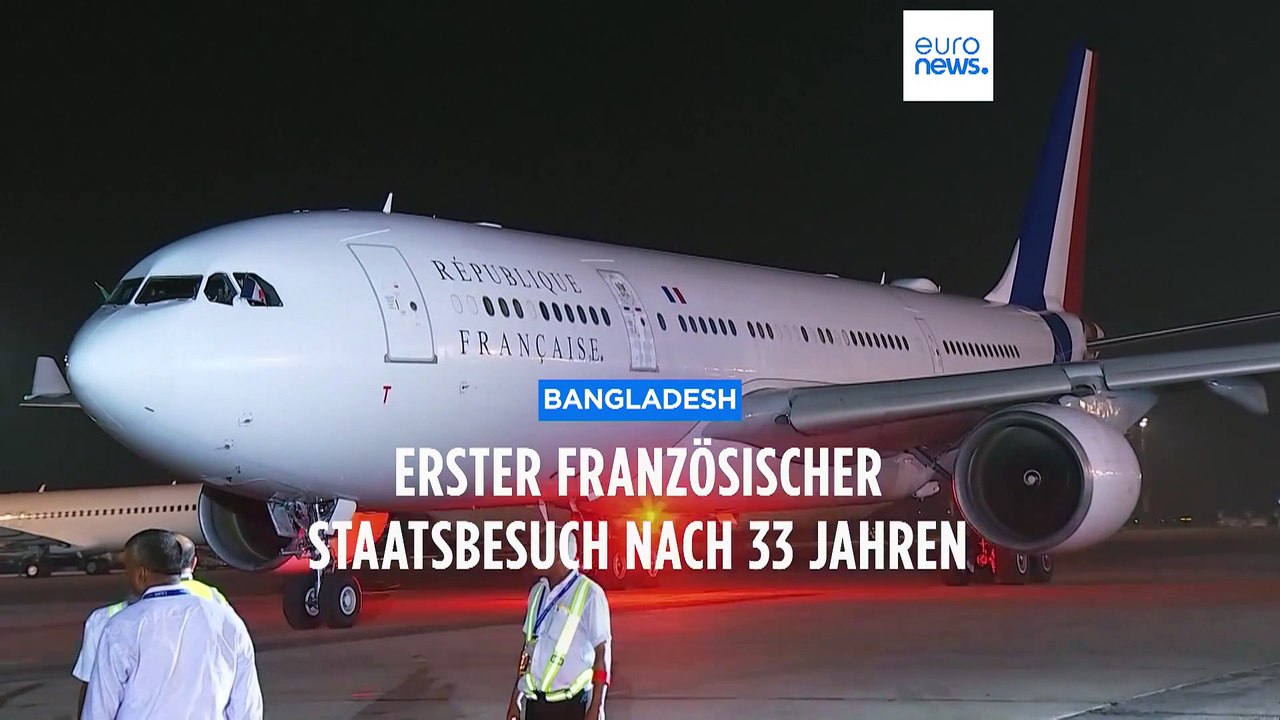 Signal an Klimaopfer: Emmanuel Macron besucht Bangladesch