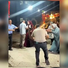 'Absürt düğün' sosyal medyada gündem oldu