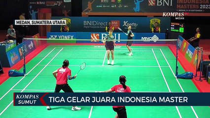 Indonesia Sabet 3 Gelar Juara Indonesia Master Super 100