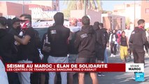 Marocains et étrangers donnent leur sang pour les blessés du séisme