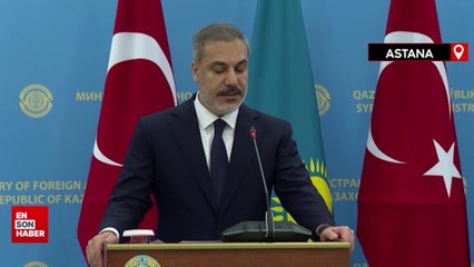 Hakan Fidan: Kazakistan'daki en büyük yatırımcılardan biriyiz