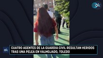 Cuatro agentes de la Guardia Civil resultan heridos tras una pelea en Valmojado, Toledo