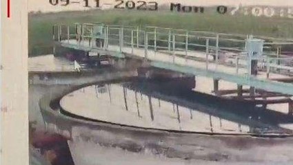 సంగారెడ్డి: ట్యాంకులో పడి వ్యక్తి మృతి.. సీసీ ఫుటేజ్ వైరల్