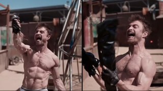Daniel Radcliffe incredible physical workout - Miracle Workers