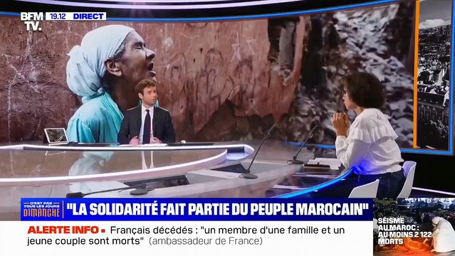 Séisme au Maroc - Rachida Dati: Toute ma famille qui est sur place dort dehors en ce moment. Tout le monde avait peur, ils pleuraient, ils étaient en panique - VIDEO