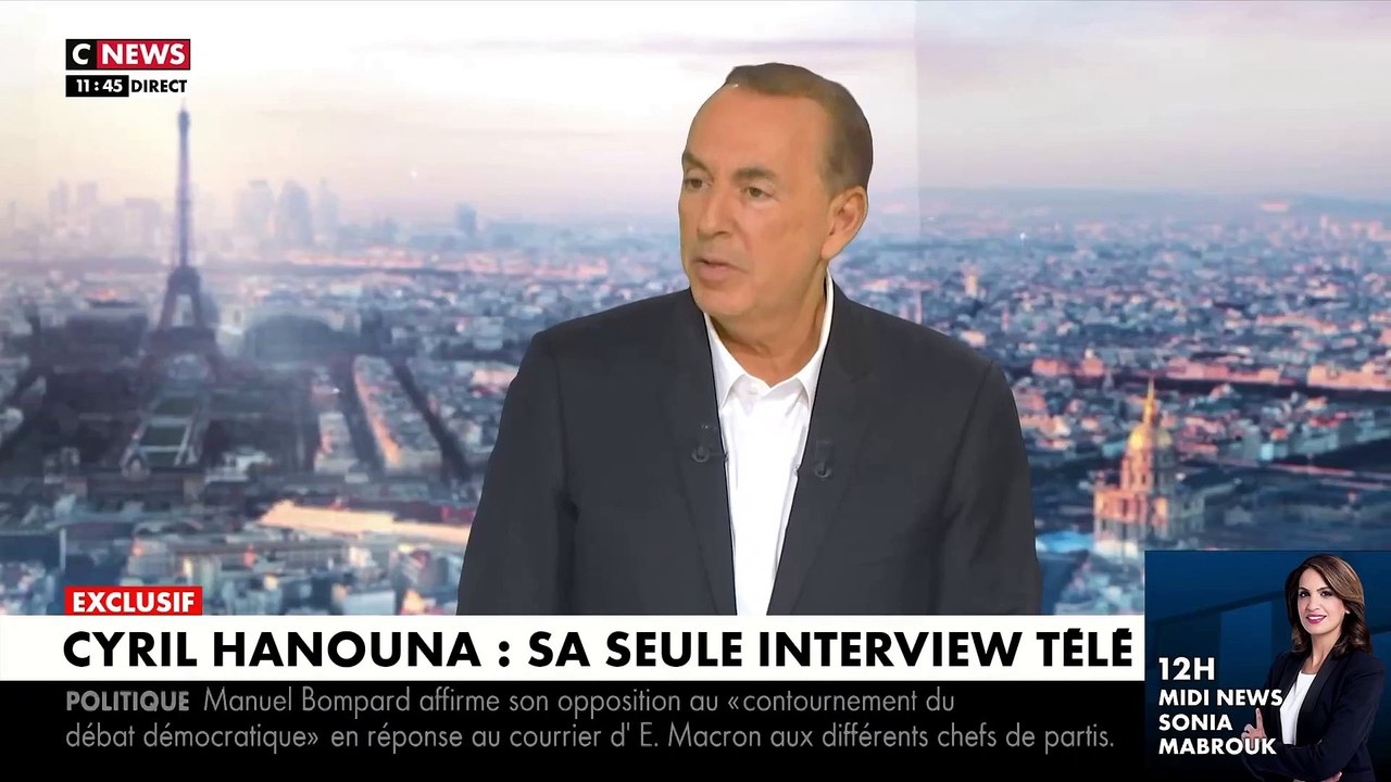 Pour la première fois, Cyril Hanouna révèle ses idées politiques "plutôt de gauche" dans "Morandini Live" et la personnalité dont il se sent le plus proche... et c'est une surprise ! - Regardez