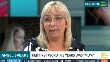 Angel Lynn's emotional mother reveals paralysed daughter's first word in three years was 'mum'