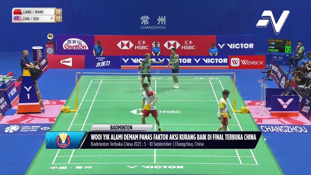 Demam panas dialami Soh Wooi Yik punca tampil lemah di final Terbuka China 2023