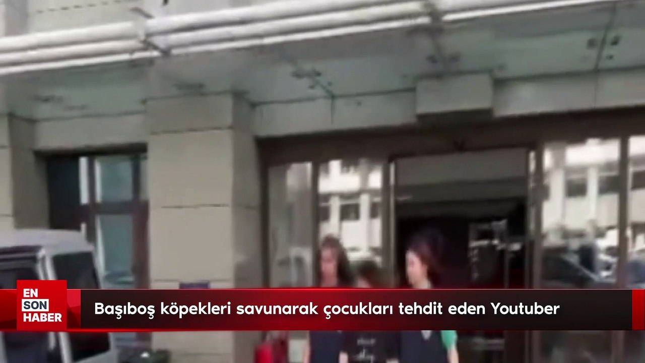 Başıboş köpekleri savunarak çocukları tehdit eden Youtuber gözaltına alındı