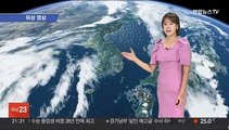 [날씨] 내일까지 내륙 늦더위…남부 중심 요란한 '소나기'