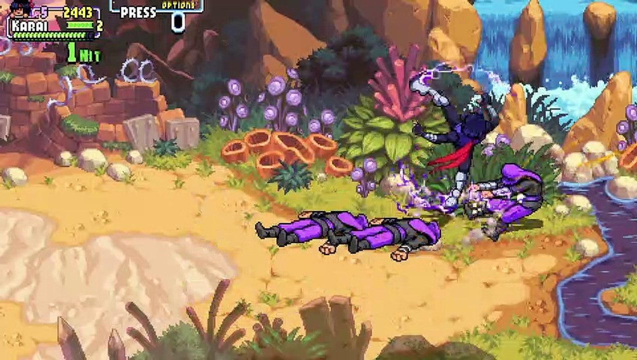 TMNT: Shredder's Revenge - Gnarly Difficulty - Stage 14 - Karai - Solo - Story Mode