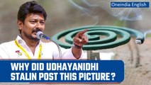 Sanatana Dharma row: Udhayanidhi Stalin posts image of mosquito repellent. Why? | Oneindia News