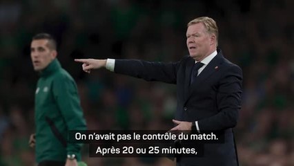Pays-Bas - Koeman : "Ma décision de changer le système était la bonne"