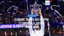 Us Open, Djokovic trionfa contro Medvedev a New York conquistando il 24esimo Slam: nessuno come lui