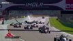 Italian F4 2023 Imola Race 3 Start Big Crash Frassineti Flip