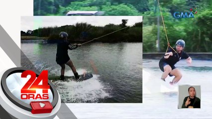 Balanse, lakas at pasensya, masusubok sa wakeboarding | 24 Oras
