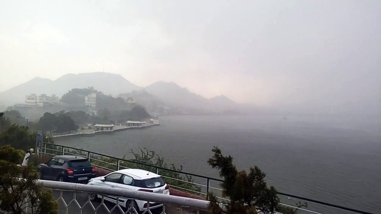 heavy rain in ajmer rajasthan
