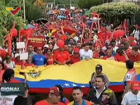 Merideños del Eje Panamericano marcharon en armonía y paz en respaldo al Pdte. Nicolás Maduro