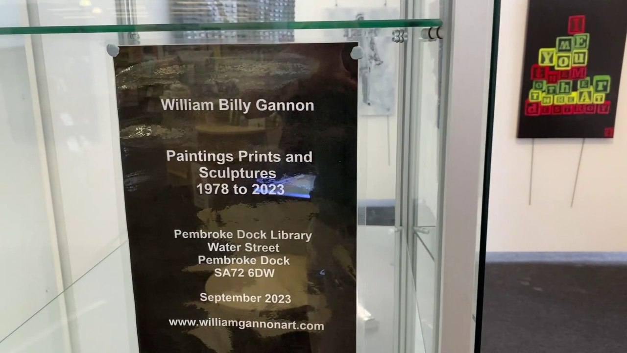William Billy Gannon Exhibition at Pembroke Dock Library