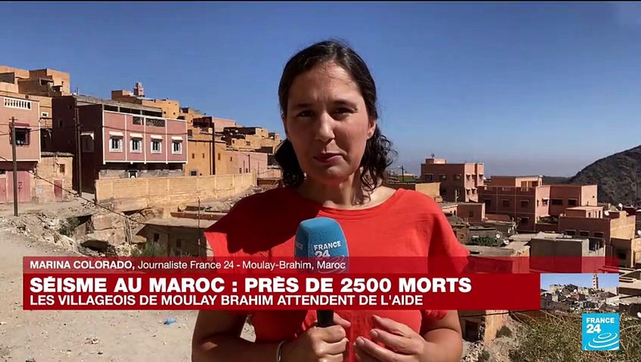 Séisme au Maroc : les villageois de Moulay Brahim attendent de l'aide