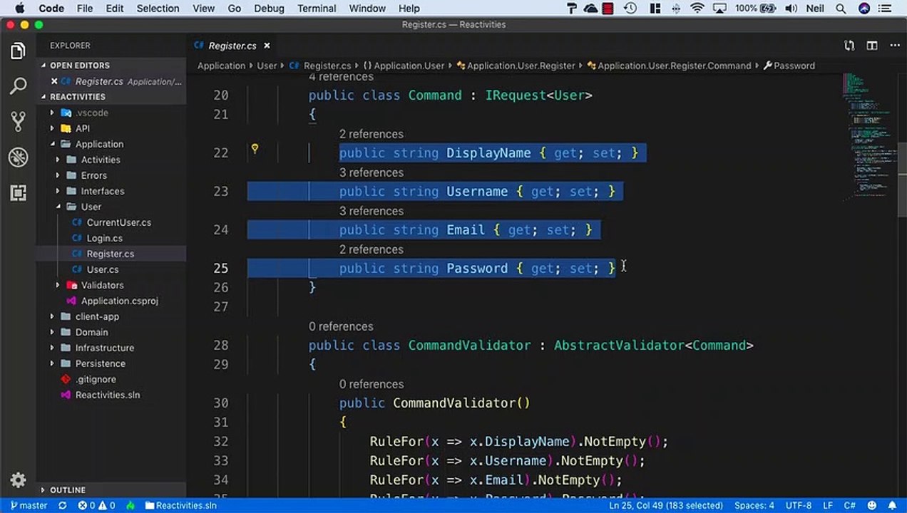 Client side login and register (Legacy) - Creating the Typescript interfaces and Axios methods