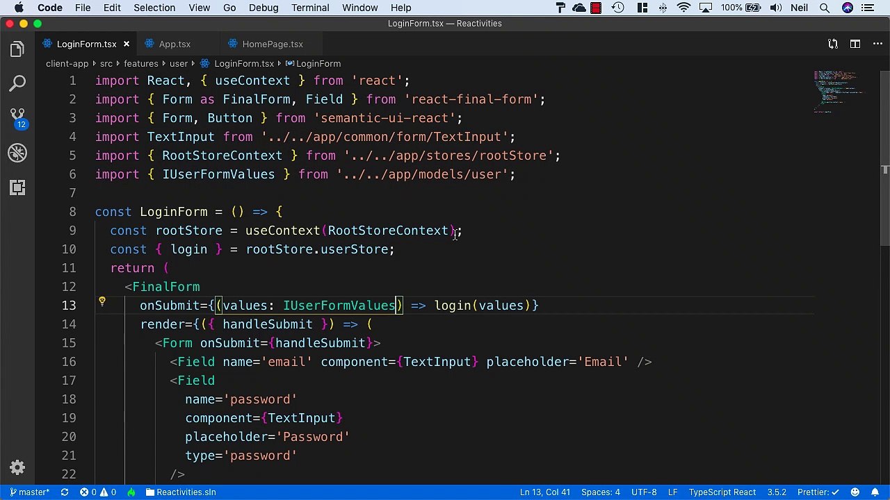 Client side login and register (Legacy) - Hooking up the Login form to the API