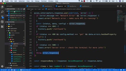 Client side login and register (Legacy) - Using Axios request interceptor to automatically send the JWT token