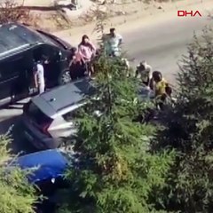 Tartıştığı sürücüyü aracıyla sürükledi