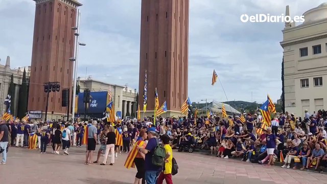 Comienza la manifestación de la Diada en Barcelona
