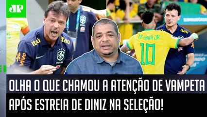 "NÃO É POSSÍVEL! O que MAIS ME SURPREENDEU foi..." Vampeta FALA TUDO da ESTREIA de Diniz na Seleção!