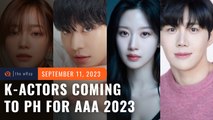 These Korean actors are coming to PH for AAA 2023
