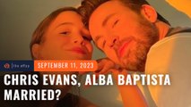 Chris Evans and Alba Baptista are married – reports