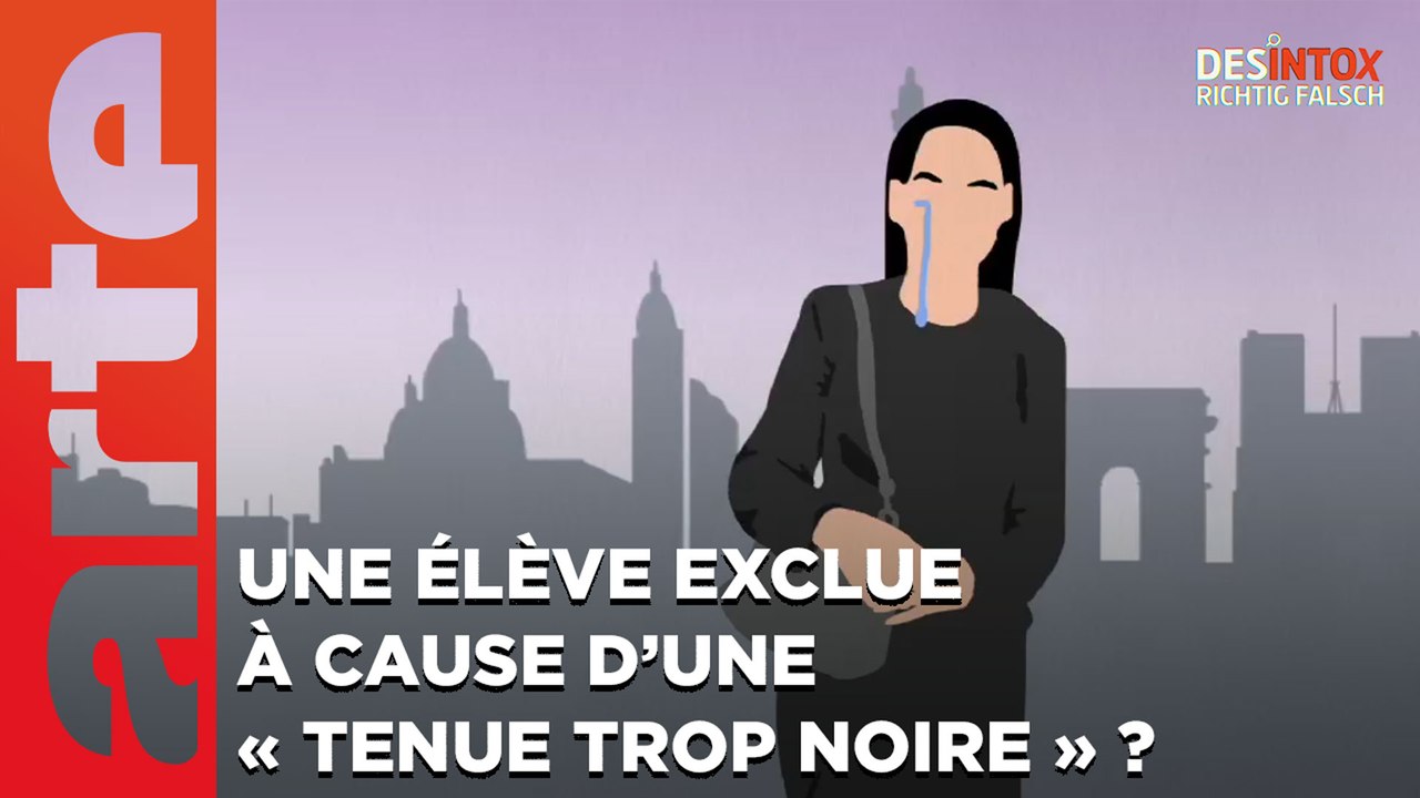 Une élève exclue à cause d’une « tenue trop noire » ? / Désintox du 11/09/2023 /