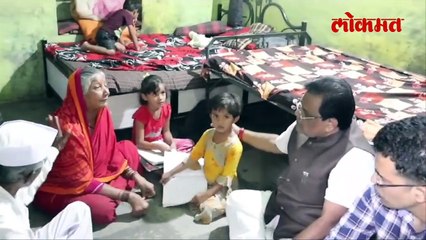 मराठा आरक्षणासाठी शहाजी कदम यांचं बलिदान, मंत्री तानाजी सावंत कुटुंबियांना भेटले