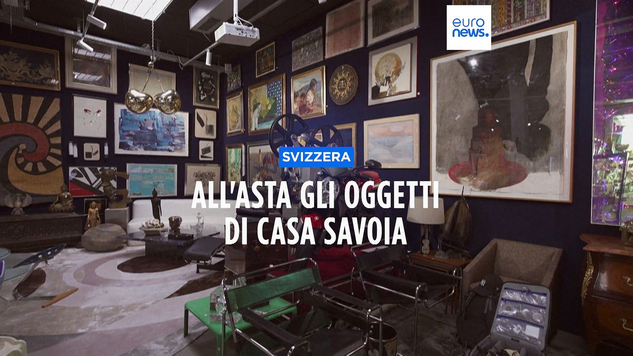 Svizzera, all'asta gli oggetti di casa Savoia per un valore di 150mila euro