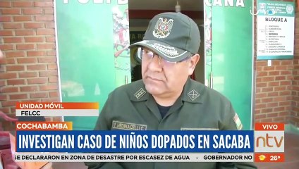 Niños intoxicados en Sacaba