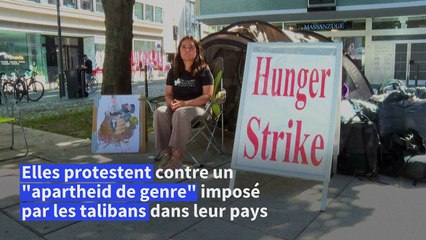 Des femmes afghanes en grève de la faim en Allemagne